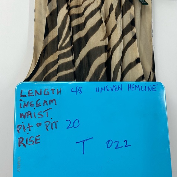 Ralph Lauren Animal Print Halter Dress Size 12 - Picture 8 of 10